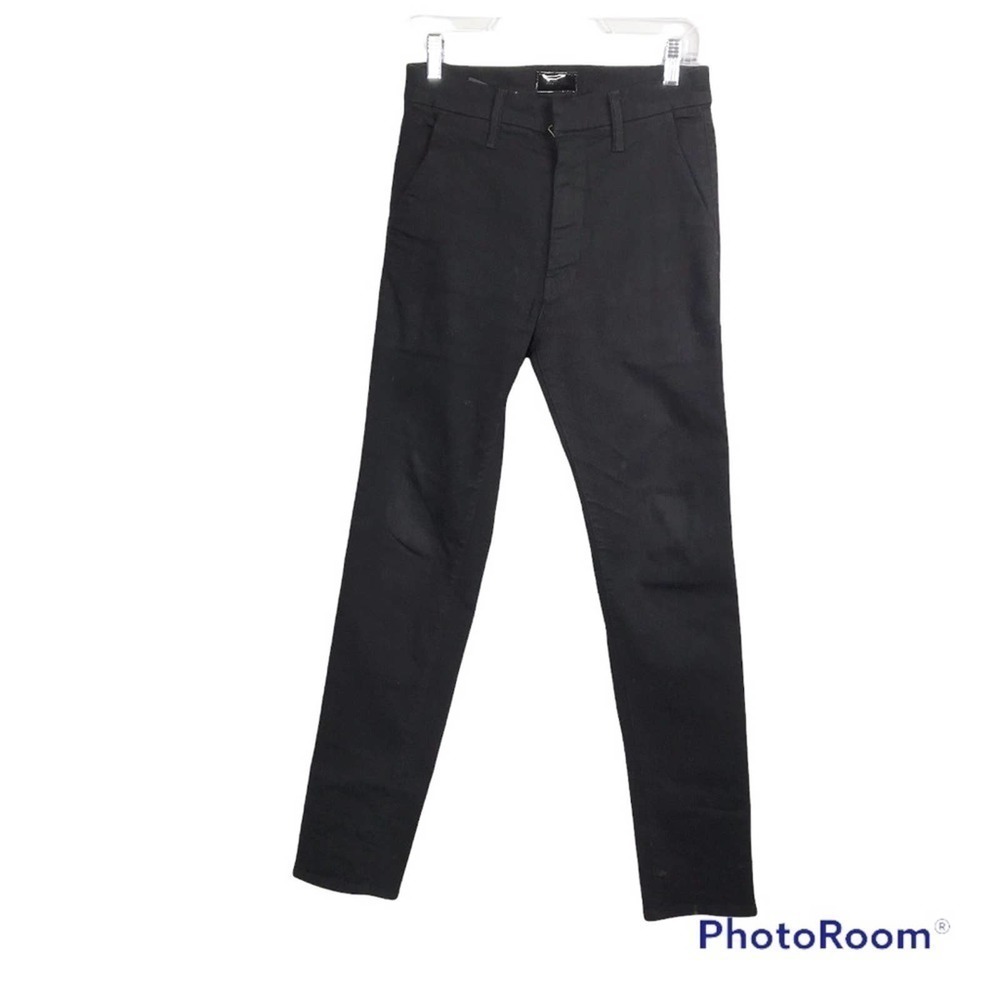 MOTHER Denim the Shaker Prep Straight Up in solid black size 29 - Picture 3 of 15